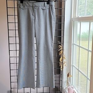 Express Editor Pants SZ 4 Women's Black Gray Dress Trousers Stylish!